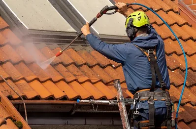 Démoussage et hydrofuge de toiture à Thignonville